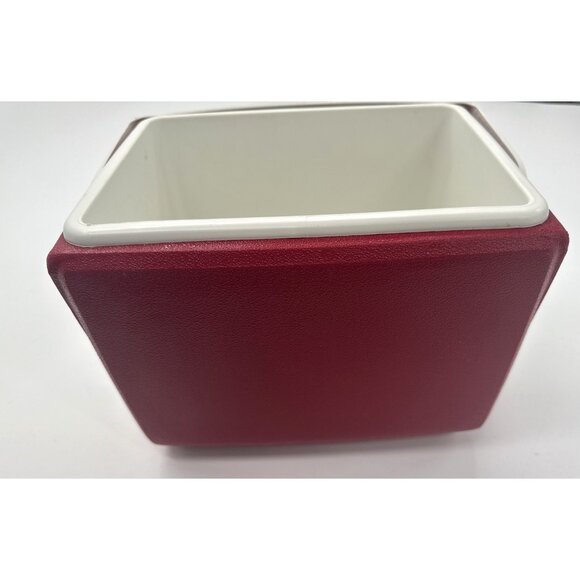 Vintage Little Playmate Cooler Igloo KFC Kentucky Fried Chicken Logo Red USA - Picture 8 of 13